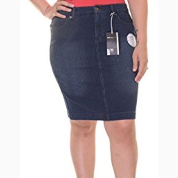 style & co denim skirt